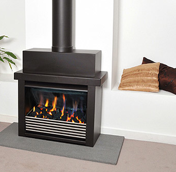 Cleanline Solo Freestanding Firebox - Click Image to Close
